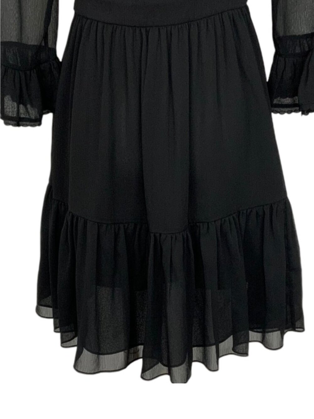 Kate Spade Sequins Cherries Shirtdress 4 Black Mini - Picture 12 of 16